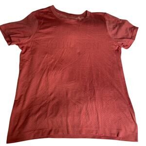 Lululemon Mens Activewear Short Sleeve Athletic T-Shirt Coral Extra Large XL